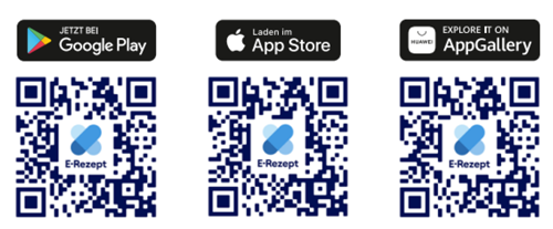 E-Rezept App QR Codes