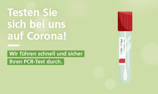 PCR-Test hier bei uns