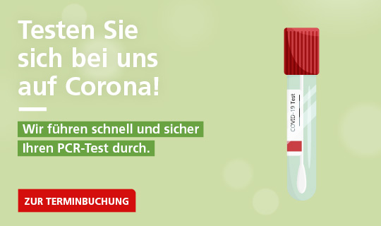 PCR-Test hier bei uns