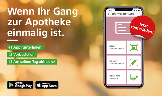 Vorbestellung per App