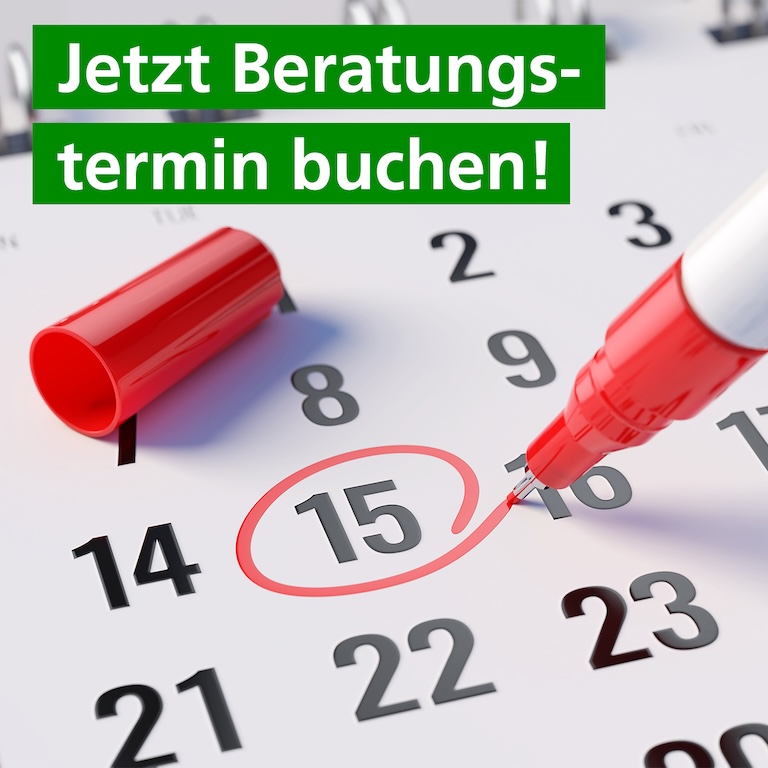 Jetzt Beratungstermin buchen!
