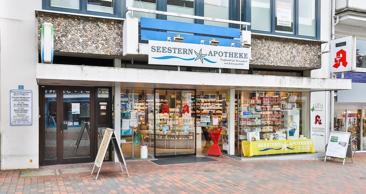 Aussenansicht der Seestern Apotheke