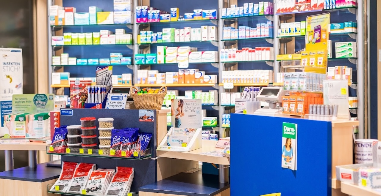 Innenansicht der Seestern Apotheke