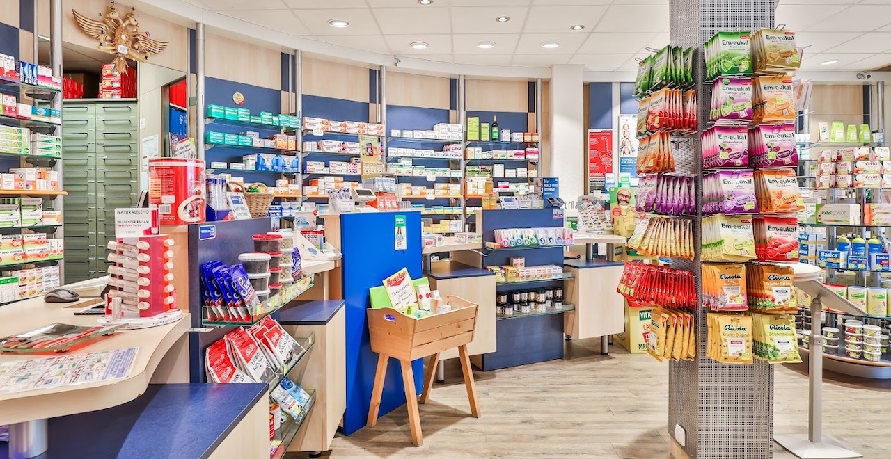 Innenansicht der Seestern Apotheke
